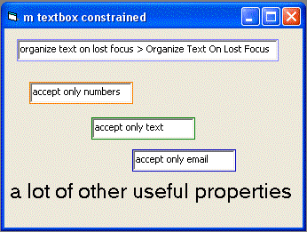 M Textbox Constrained
