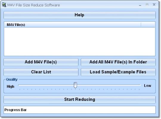 M4V File Size Reduce Software