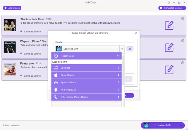 M4VGear DRM Media Converter for Windows