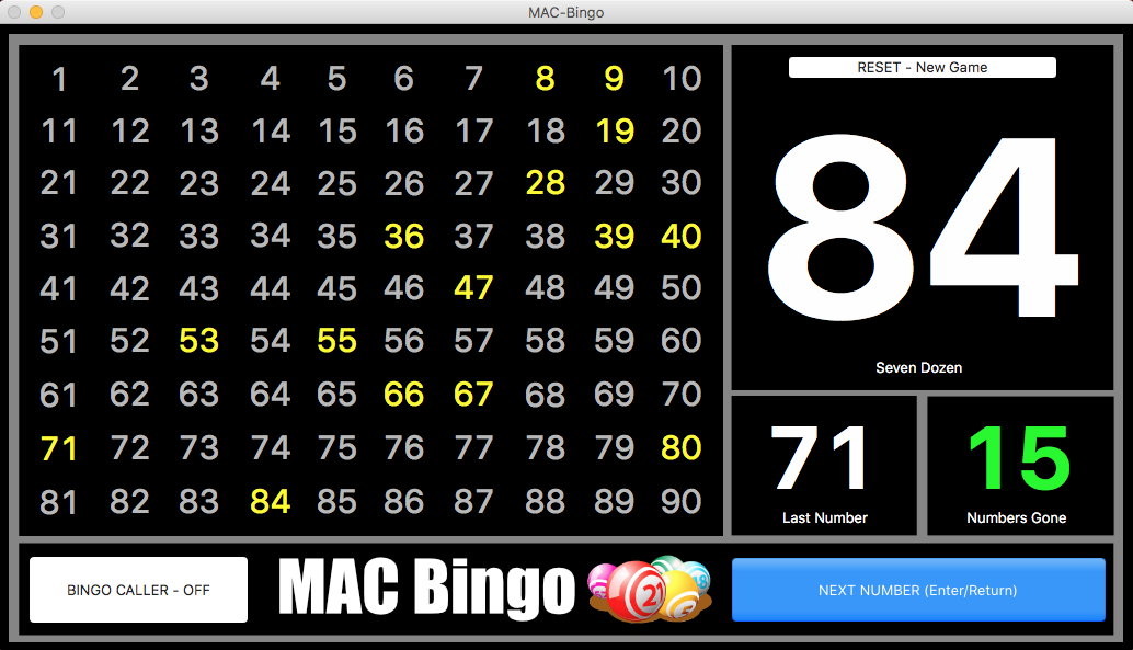 MAC Bingo