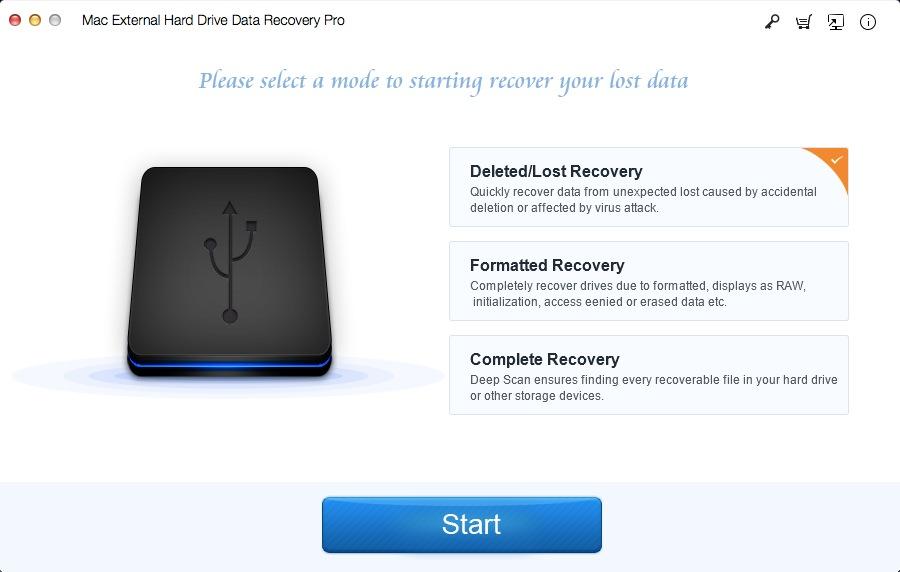 Mac External Hard Drive Data Recovery Pro
