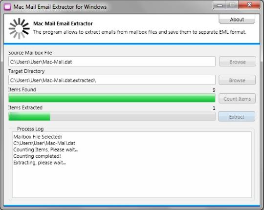Mac Mail Email Extractor
