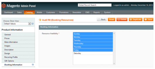 Magento Booking and Reservation Extension - BookAny