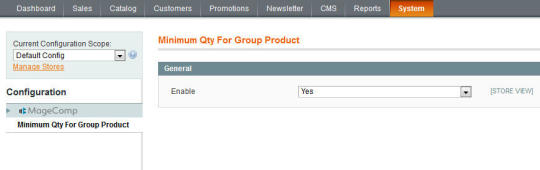 Magento Minimum Quantity for Grouped Products