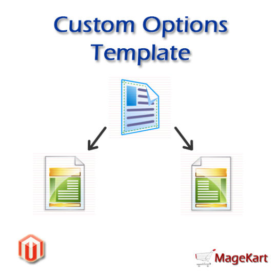 Magento Product Custom Options Template