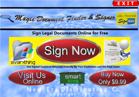 Magic Document Finder and Signer