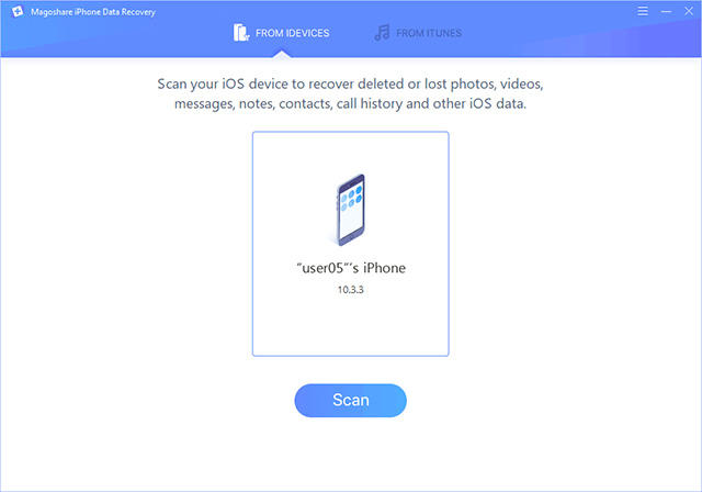 Magoshare Data Recovery for iPhone