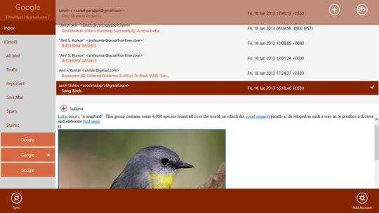 MailXprZ for Windows 8