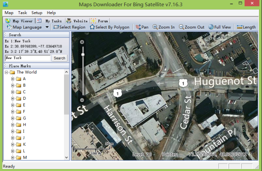 Maps Downloader For Bing Satellite