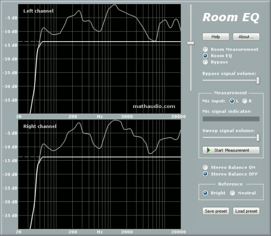 MathAudio Room EQ for Foobar2000