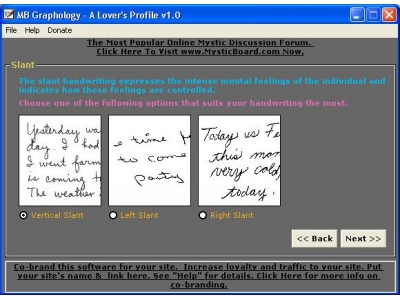 MB Graphology - A Lover's Profile