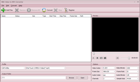MBS Video to MP4 Video Converter