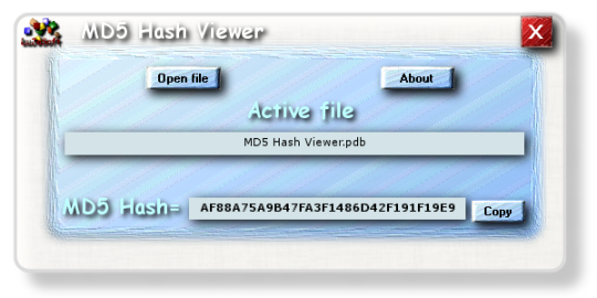 MD5 Hash Viewer