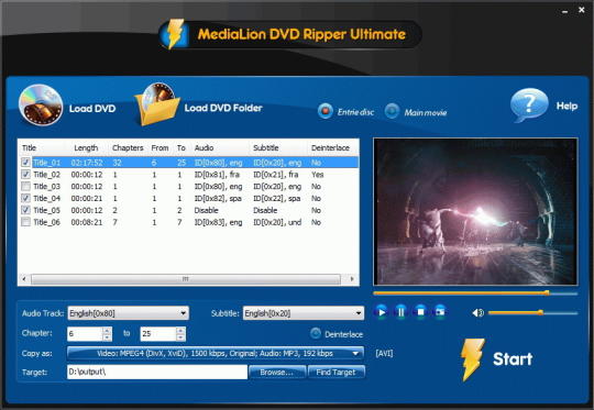 MediaLion DVD Ripper Ultimate