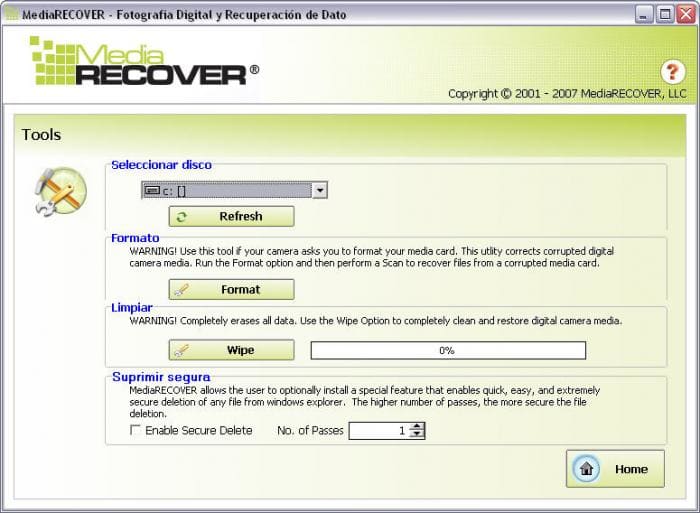 MediaRecover Image Recovery