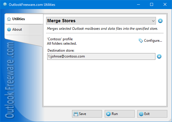 Merge Stores for Outlook