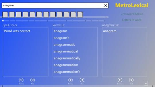 MetroLexical for Windows 8