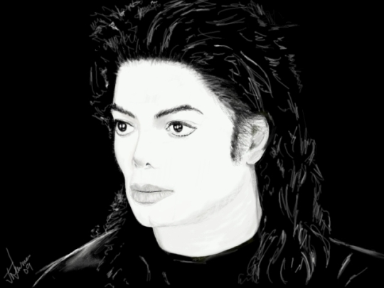 Michael Jackson Drawing Screen Saver