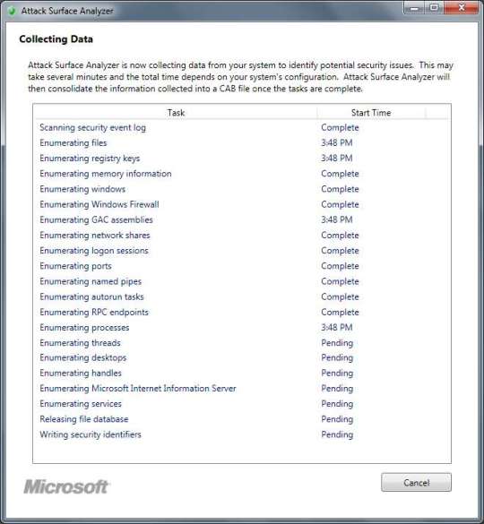Microsoft Attack Surface Analyzer (32-Bit)