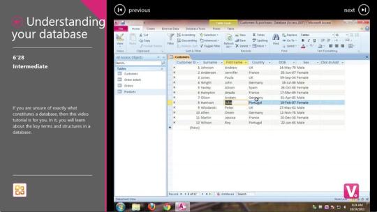 Microsoft Office Professional 2010 Training for Windows 8
