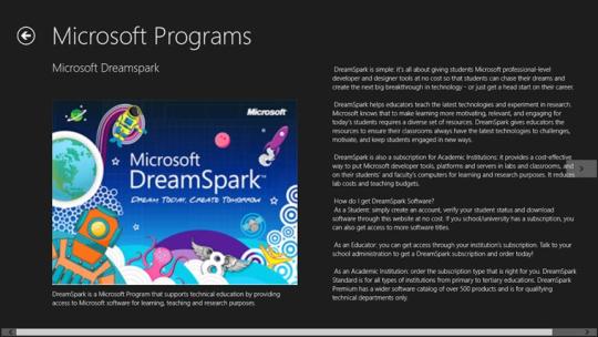 Microsoft Programs for Windows 8