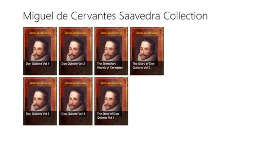Miguel de Cervantes Saavedra Collection