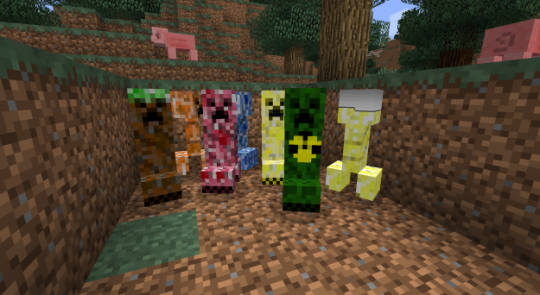 Minecraft Mod Elemental Creepers