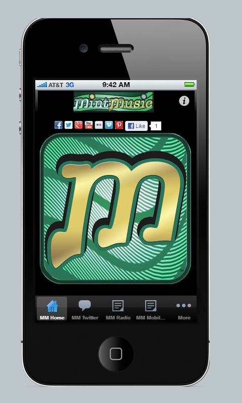 Mint Music Artist Mobile App