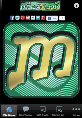 Mint Music Mobile Web Based App