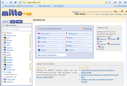 Mitto Online Password Manager