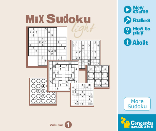 Mix Sudoku Light Vol.1