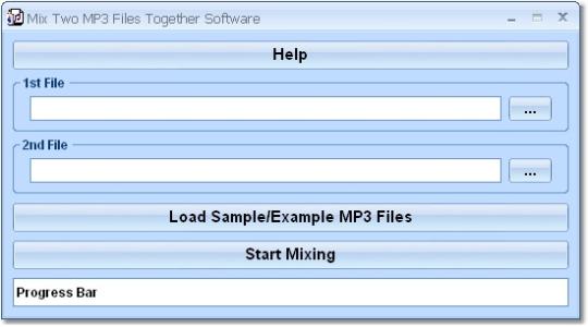 Mix Two MP3 Files Together Software