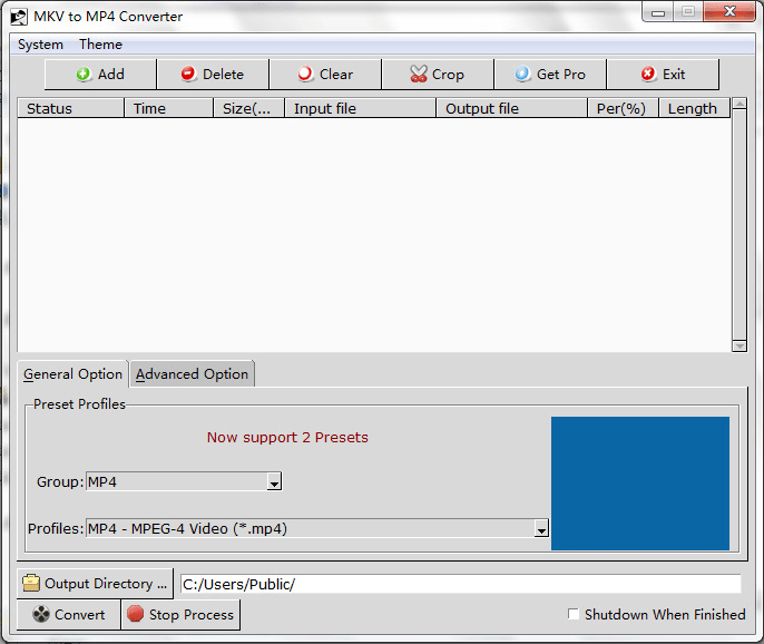 MKV to MP4 Converter