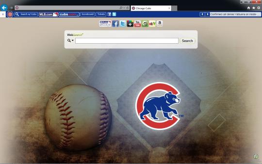 MLB Chicago Cubs Theme for Internet Explorer