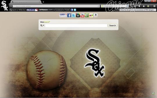 MLB Chicago White Sox Theme for Firefox