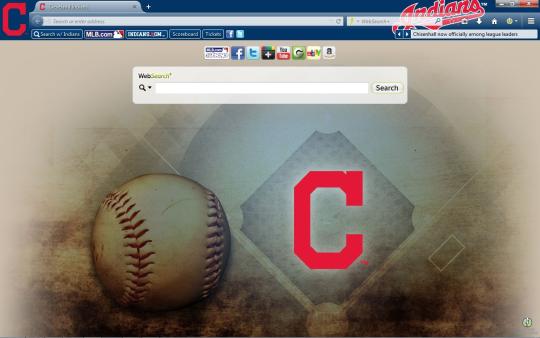 MLB Cleveland Indians Theme for Firefox