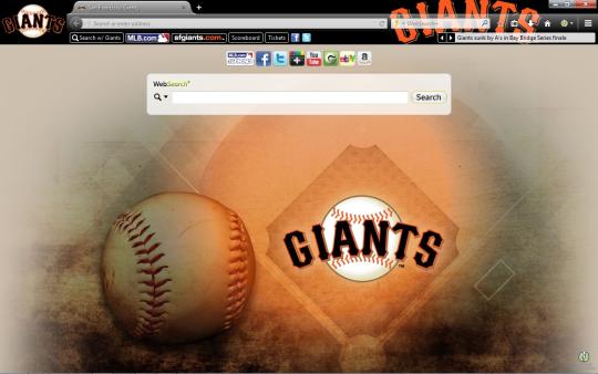MLB San Francisco Giants Theme for Firefox