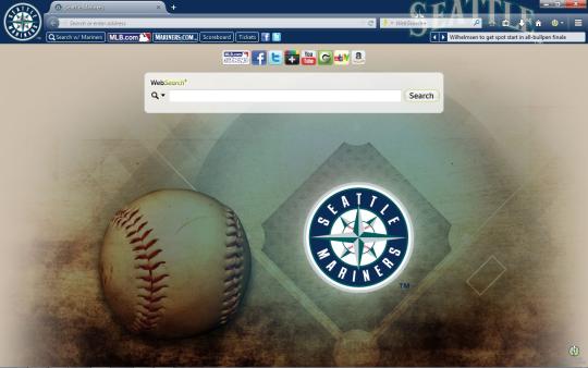 MLB Seattle Mariners Theme for Firefox