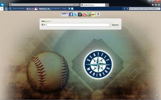 MLB Seattle Mariners Theme for Internet Explorer