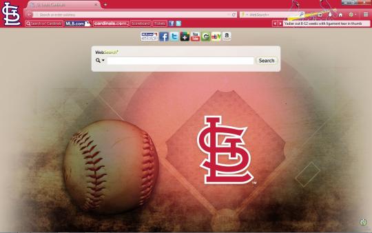 MLB St. Louis Cardinals Theme for Firefox