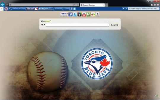 MLB Toronto Blue Jays Theme for Internet Explorer