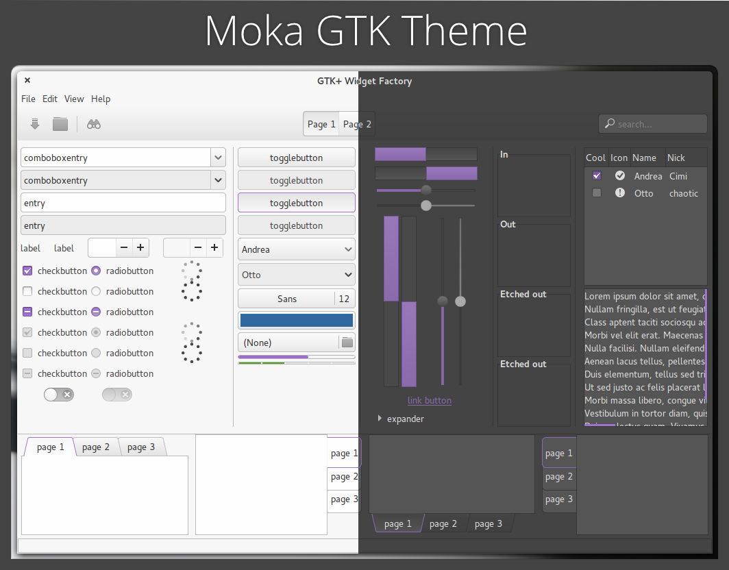 Moka GTK3 Theme