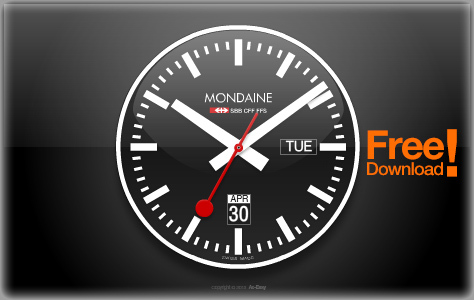 Mondaine Clock - Ax-Easy