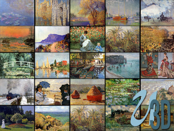 Monet's Art Slide Show