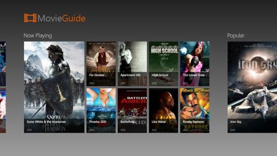 Movie Guide for Windows 8