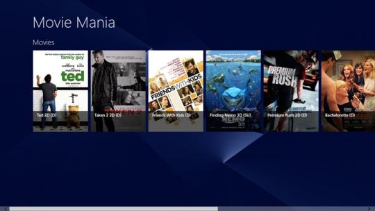 Movie Mania for Windows 8