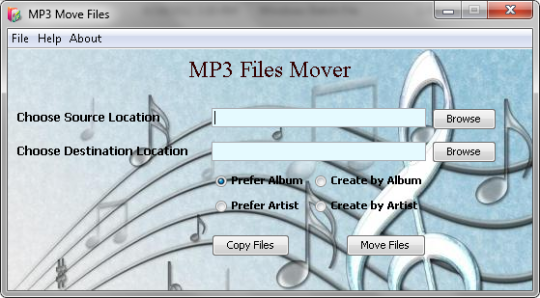 MP3 Files Mover