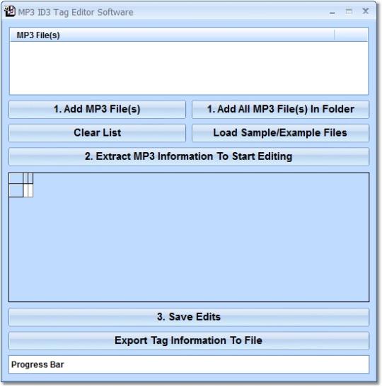 MP3 ID3 Tag Editor Software