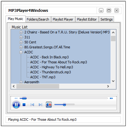 MP3Player4Windows
