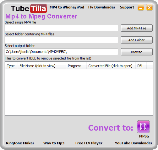MP4 to MPEG Converter